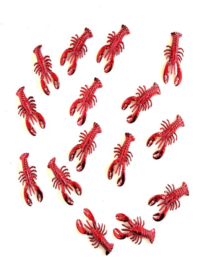 GZYSSL 24 Pcs Mini Crawfish Lobsters Boil Party Supplies Red Lobsters Crawfish Seafood Boil Party Decorations - Image 5